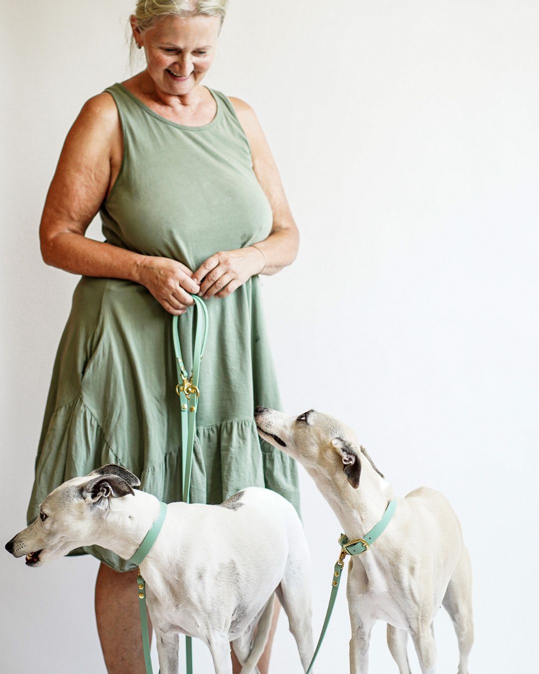 Hundeleine aus Biothane® 'Salbei'