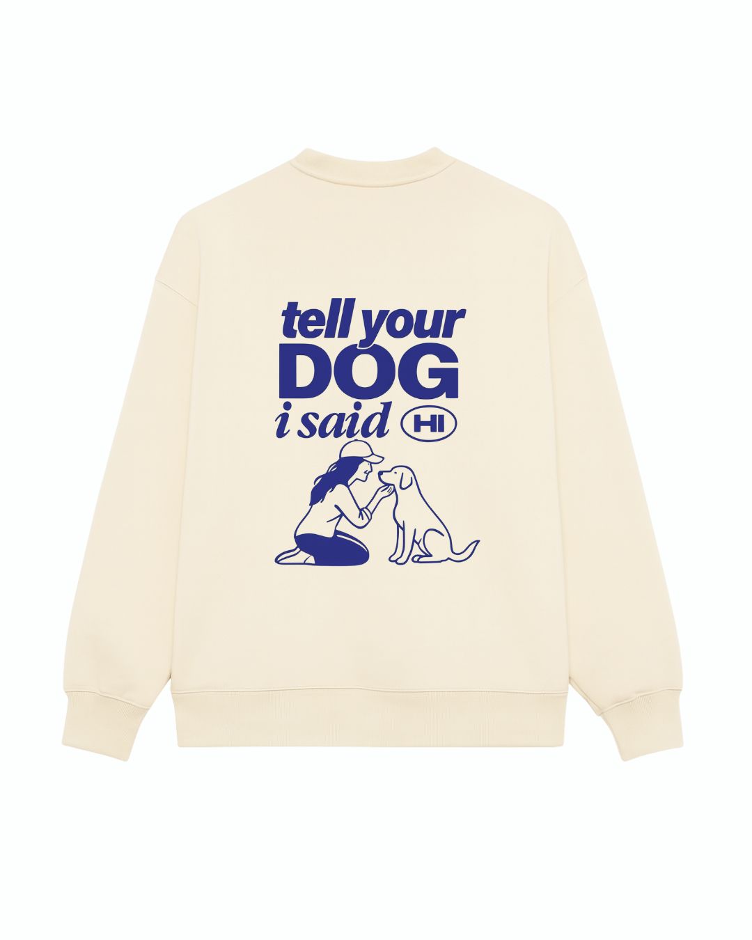 Premium Organic Sweatshirt 'dogs & wine'