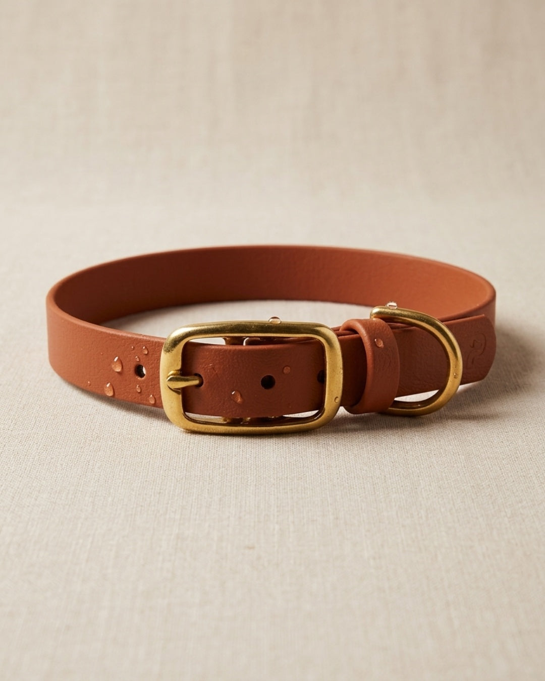 Biothane® collar 'Light brown'