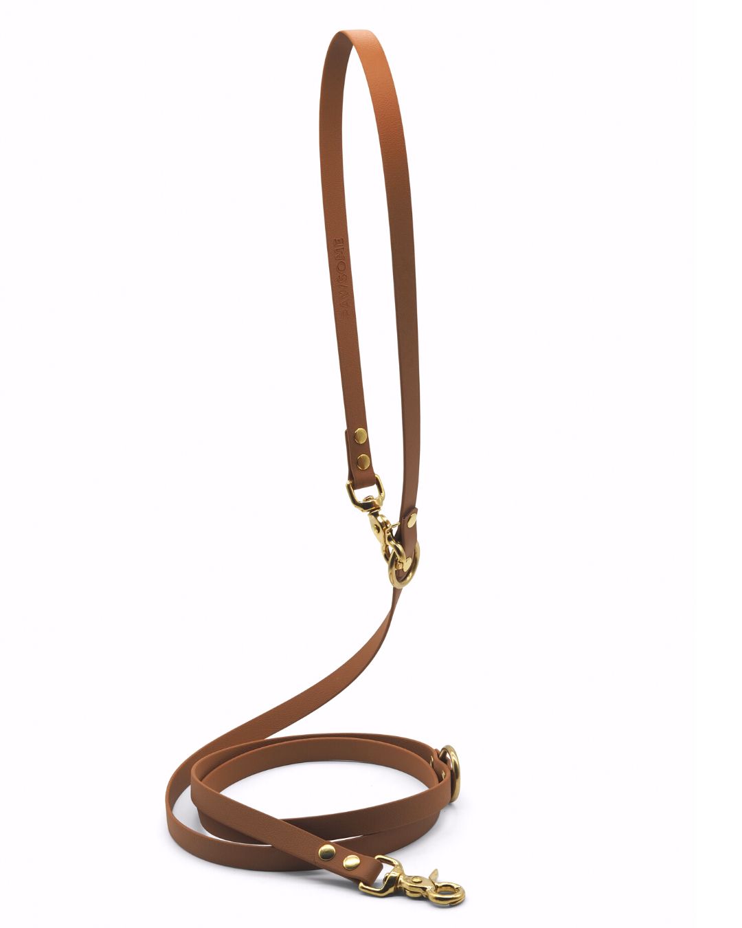 Dog leash made of Biothane® 'Light brown'