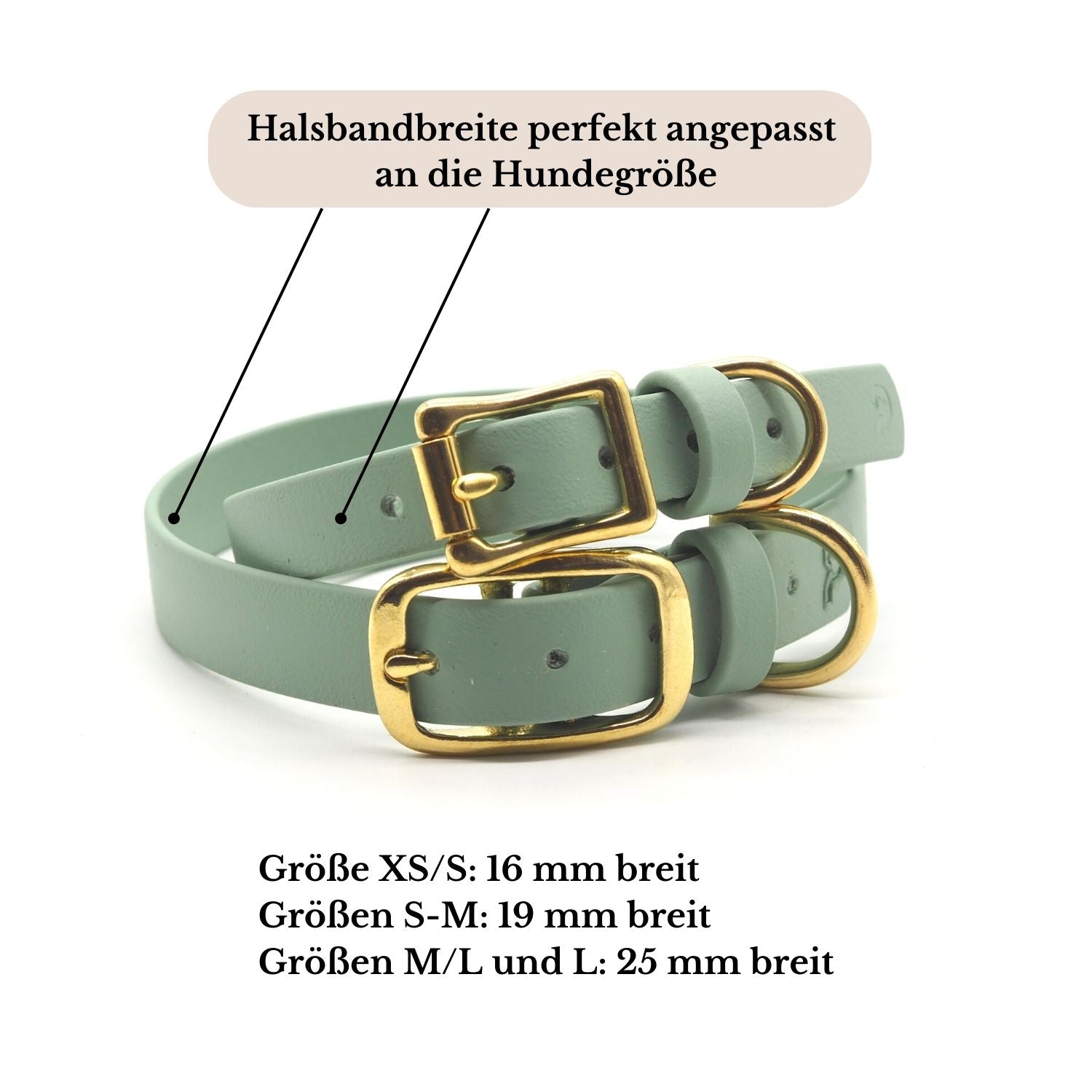 Biothane® collar 'Sage'