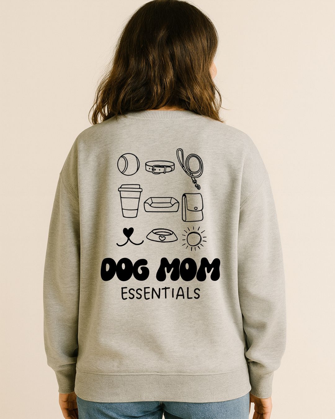 Premium Organic Sweatshirt 'dogs & wine'