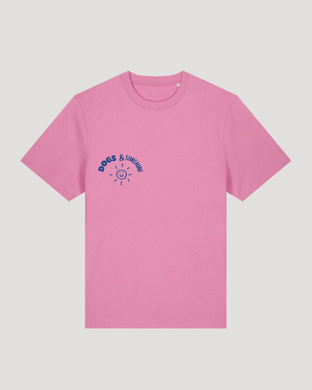 Limited | Organic Shirt 'dog mom summer essentials' | Bubble Pink