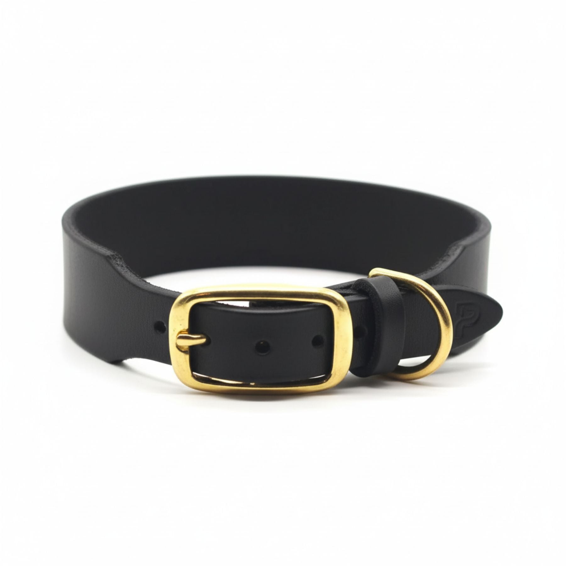 Personalizable collar with name | cognac