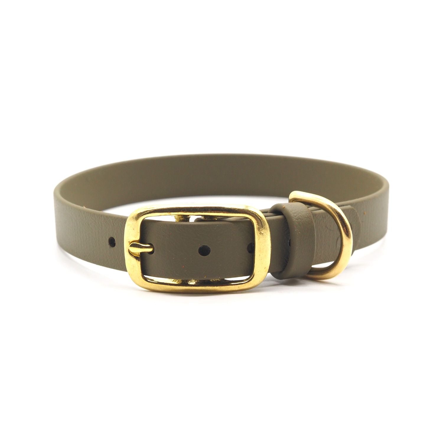 Biothane® collar 'Khaki'