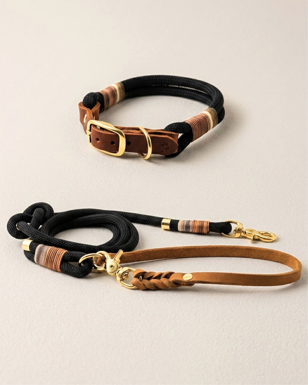 Set | Halsband & Leine 'Berlin'