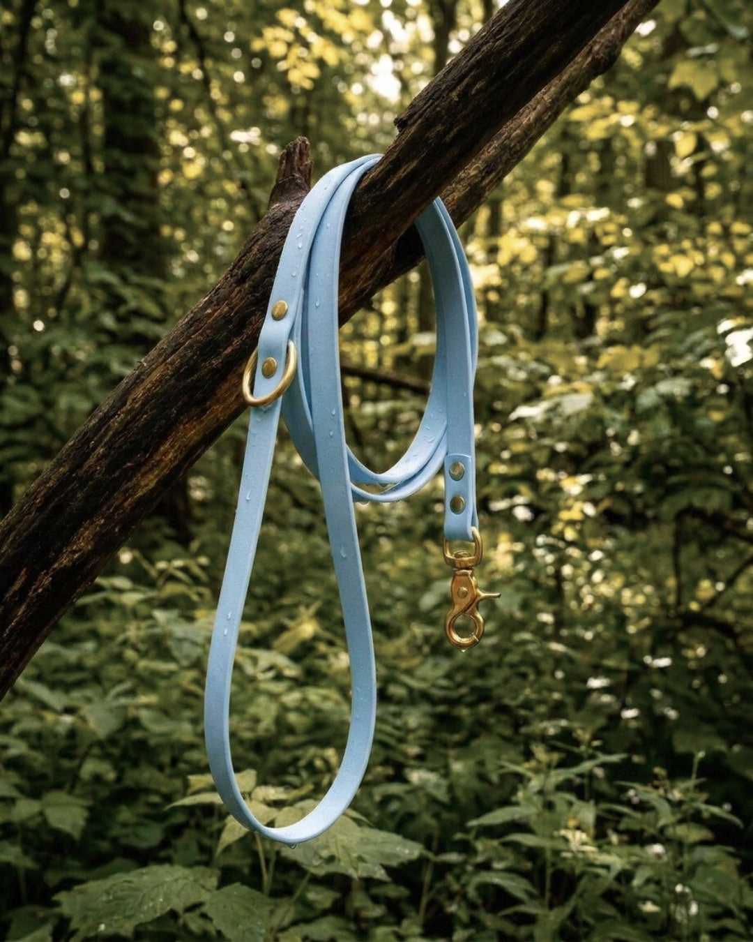 Hundeleine aus Biothane® 'Powder Blue'