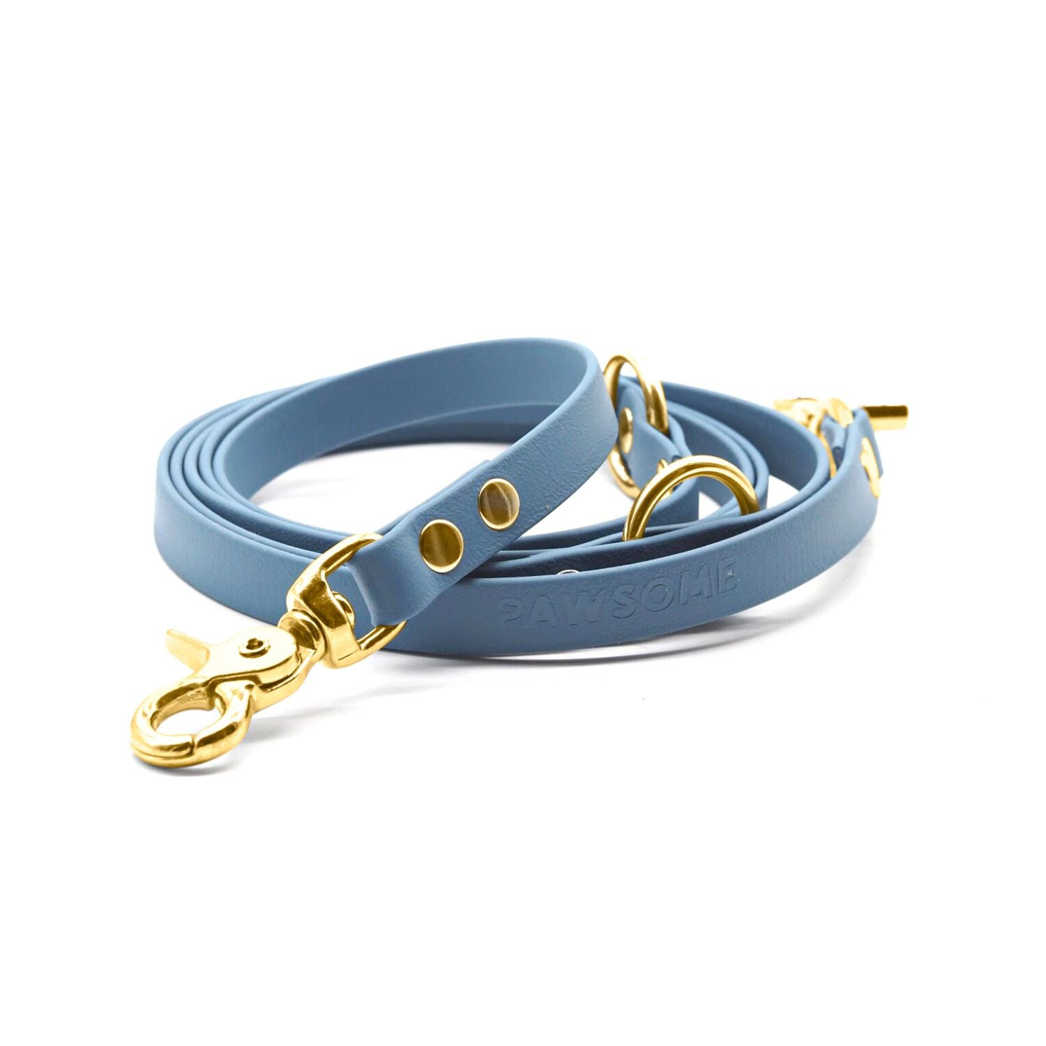 Dog leash made of Biothane® 'Dusty Blue'