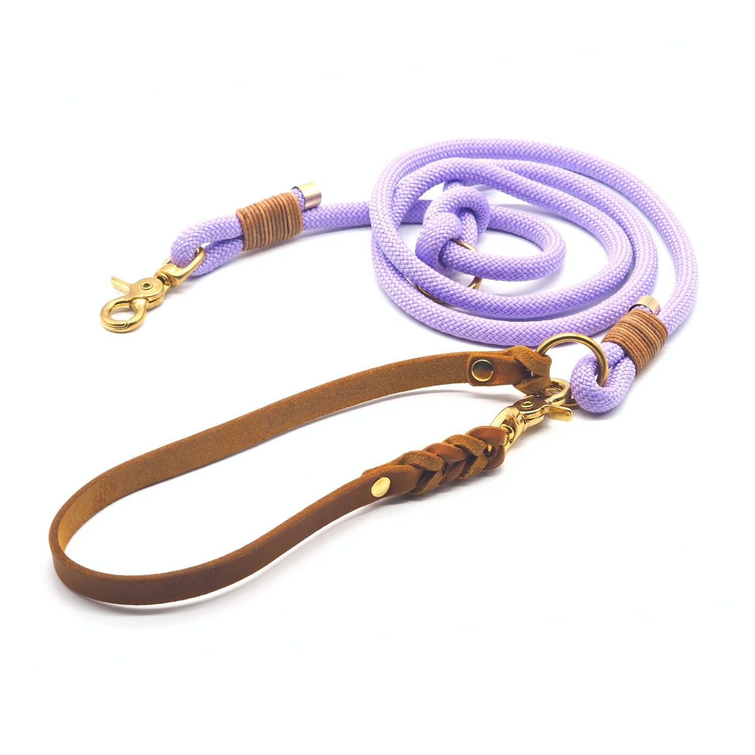 B:Ware | Tauleine 'Lavendel' mit Lederhandschlaufe