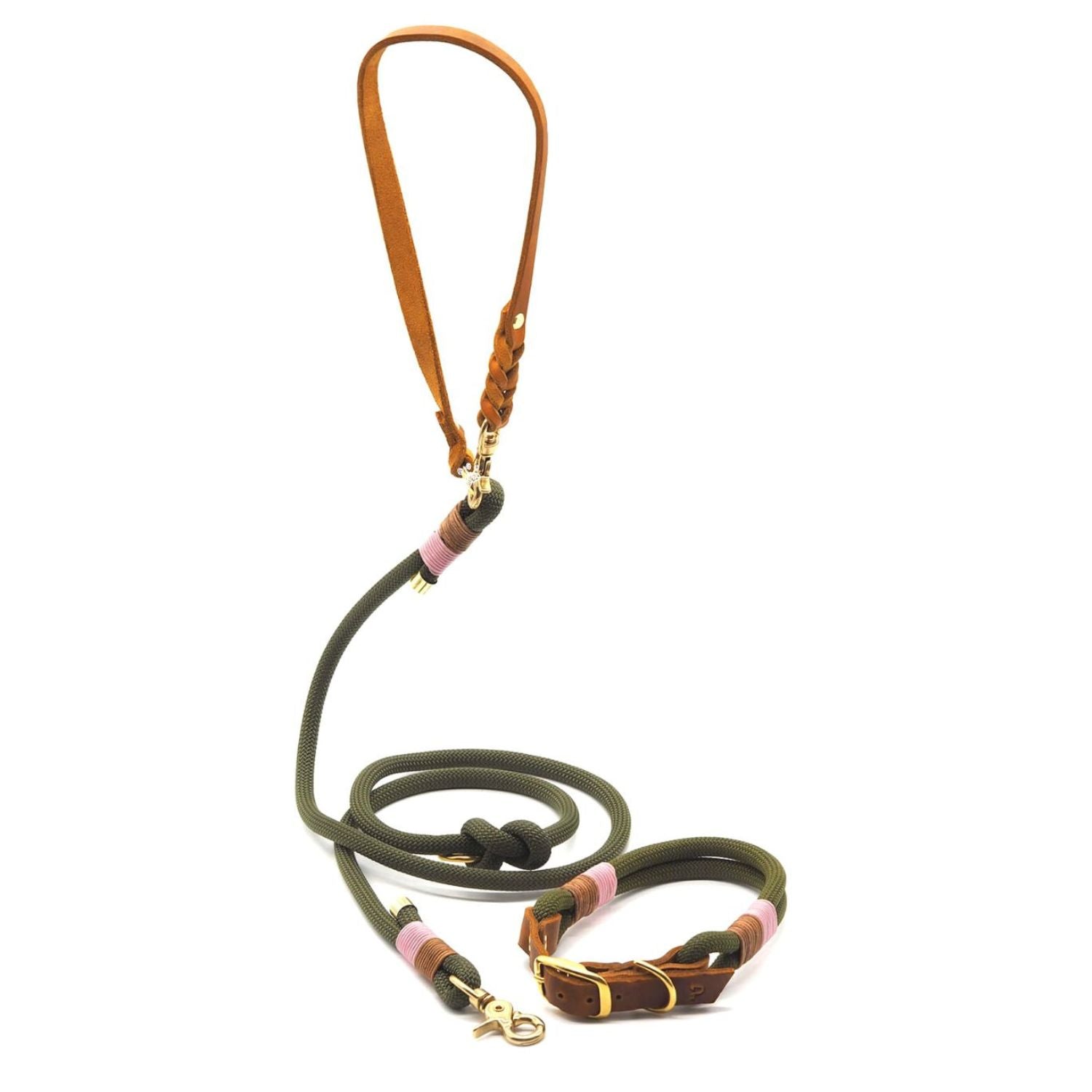 Set | Collar & leash 'Amira'