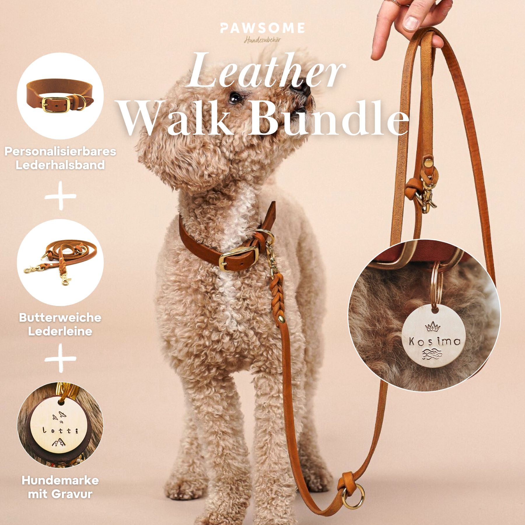 Set | Collar & Leash 'Earthy'