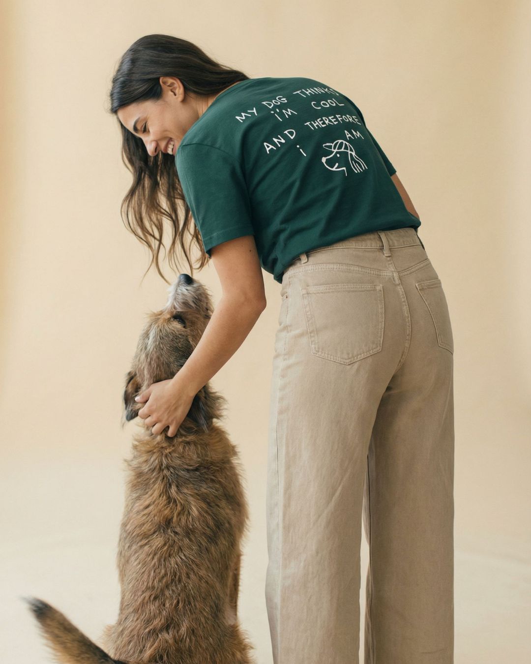 Limited | Organic Shirt 'my dog thinks I'm cool'