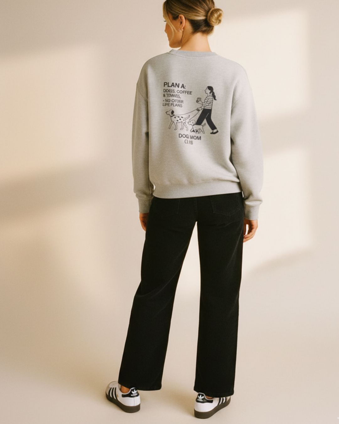 Premium Organic Sweatshirt 'dogs & wine'