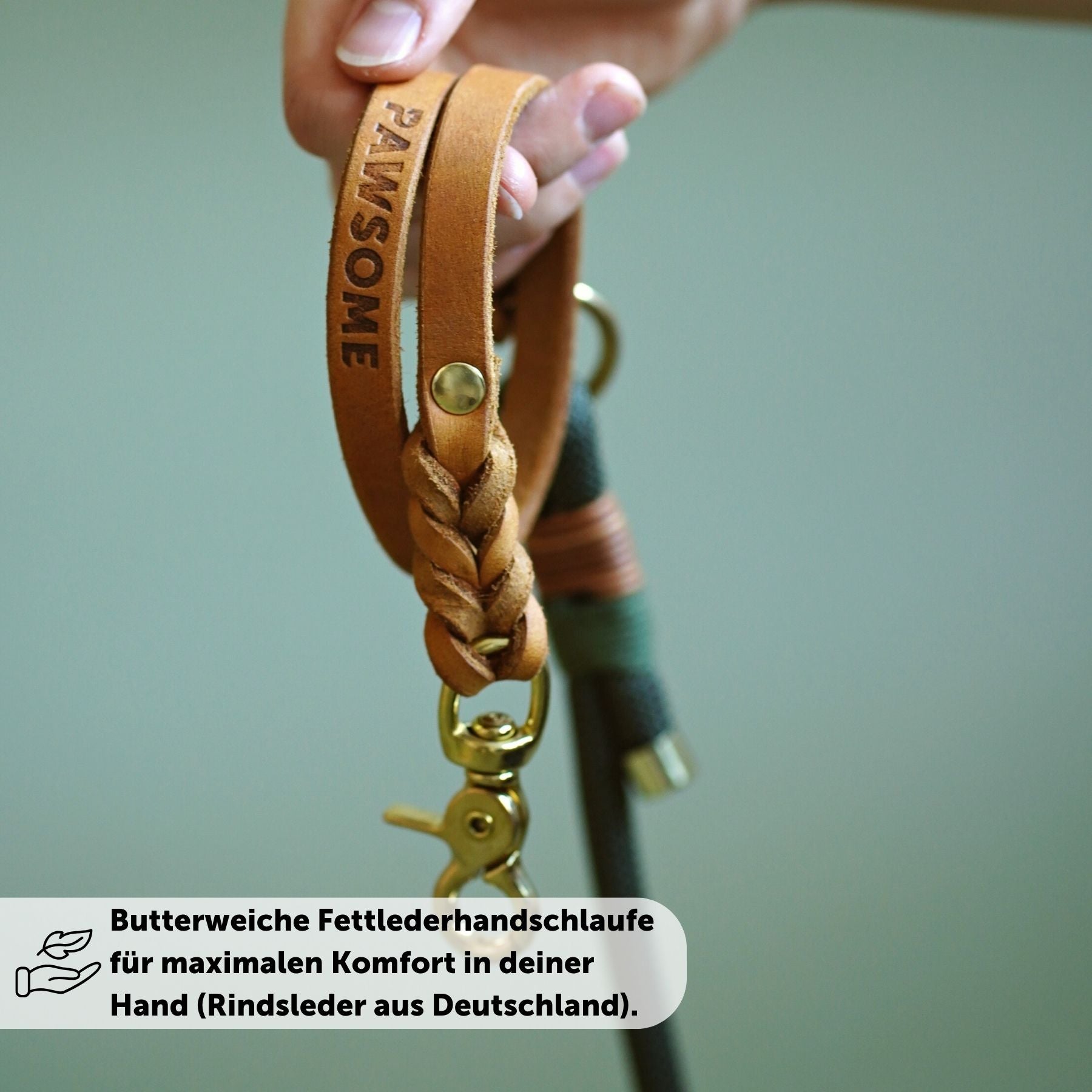 Set | Collar & Leash 'Olive Grove'