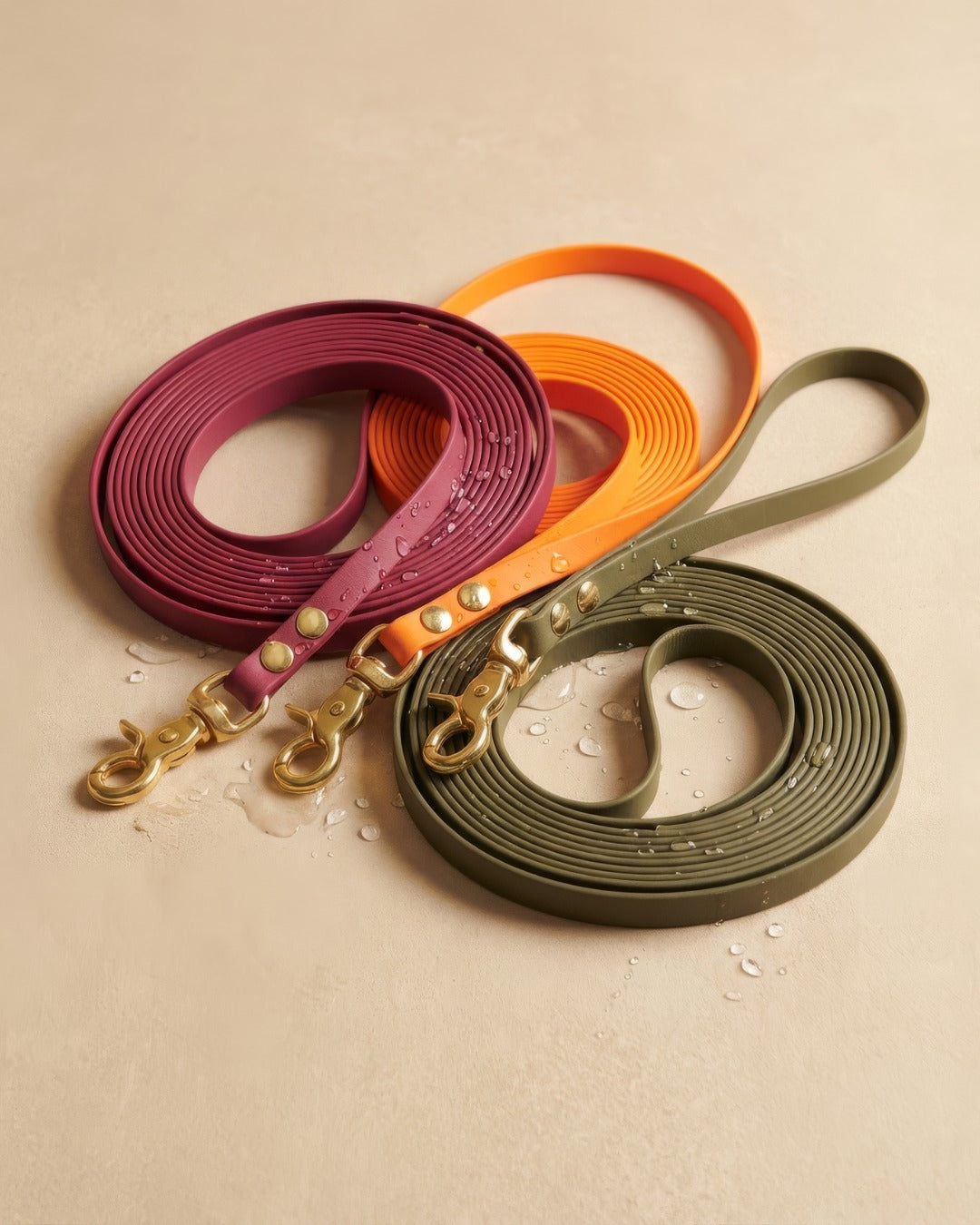 Waterproof towing line made from Biothane