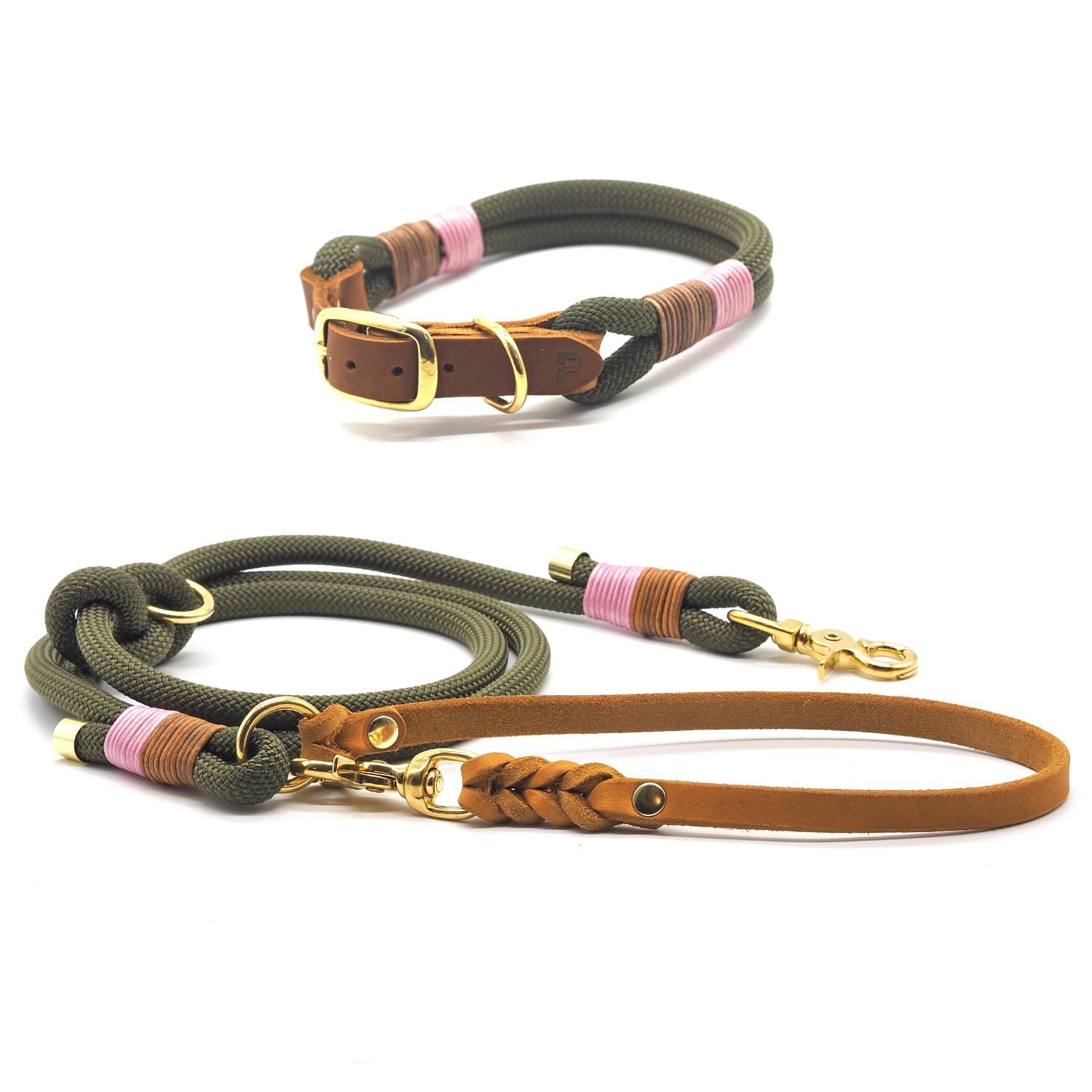 Set | Collar & leash 'Amira'