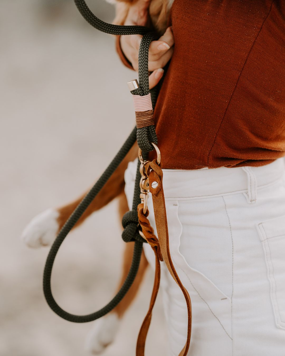 B:Ware | Tauleine 'Amira' mit Lederhandschlaufe