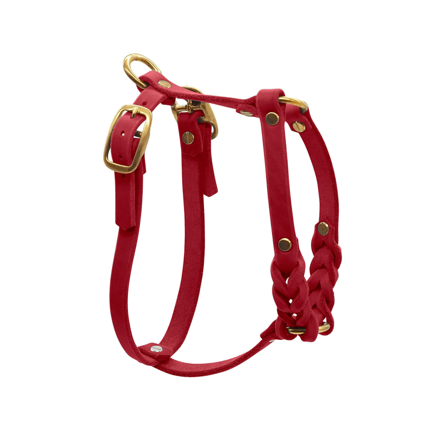 Dog harness 'Bjarki' in chili