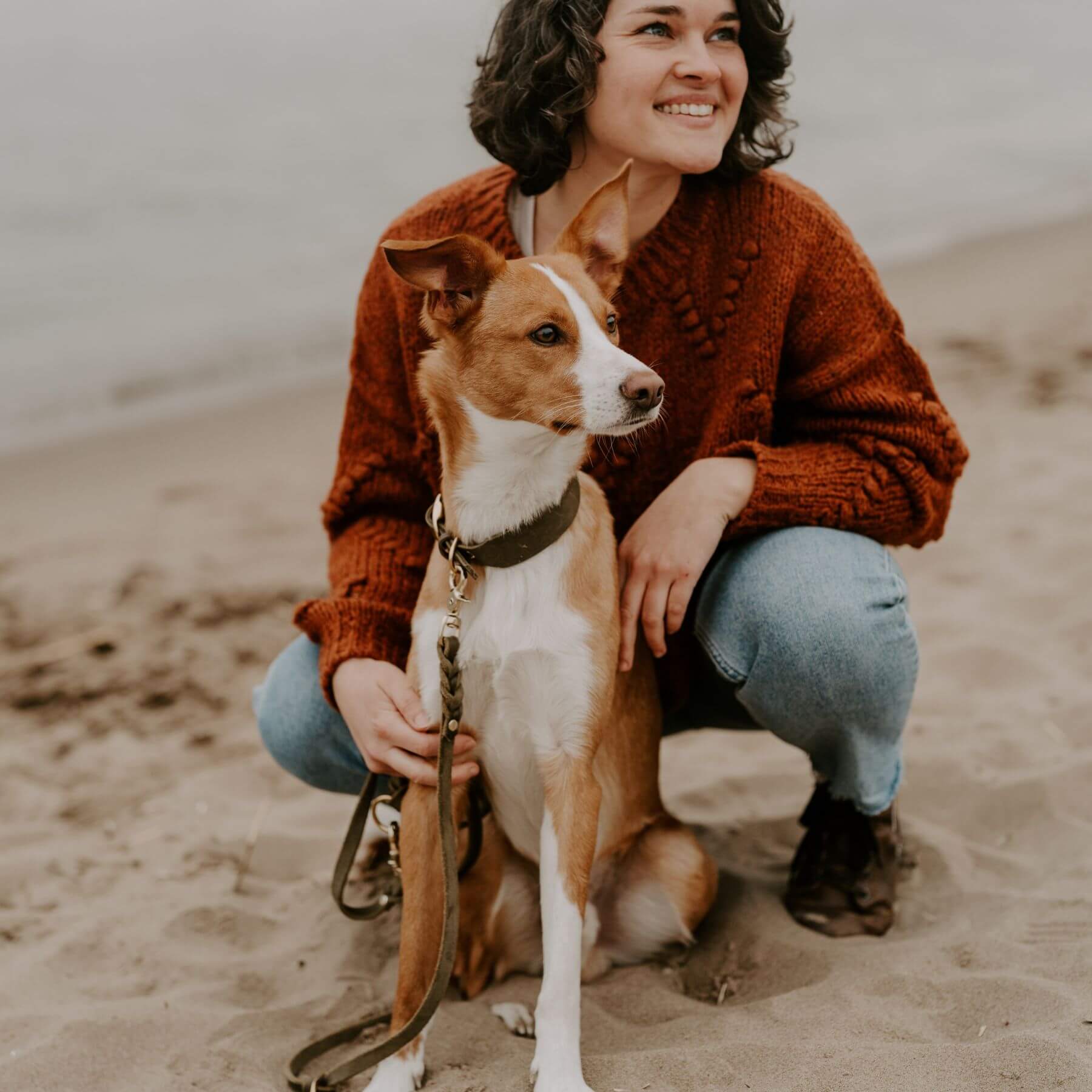 Personalizable collar with name | olive