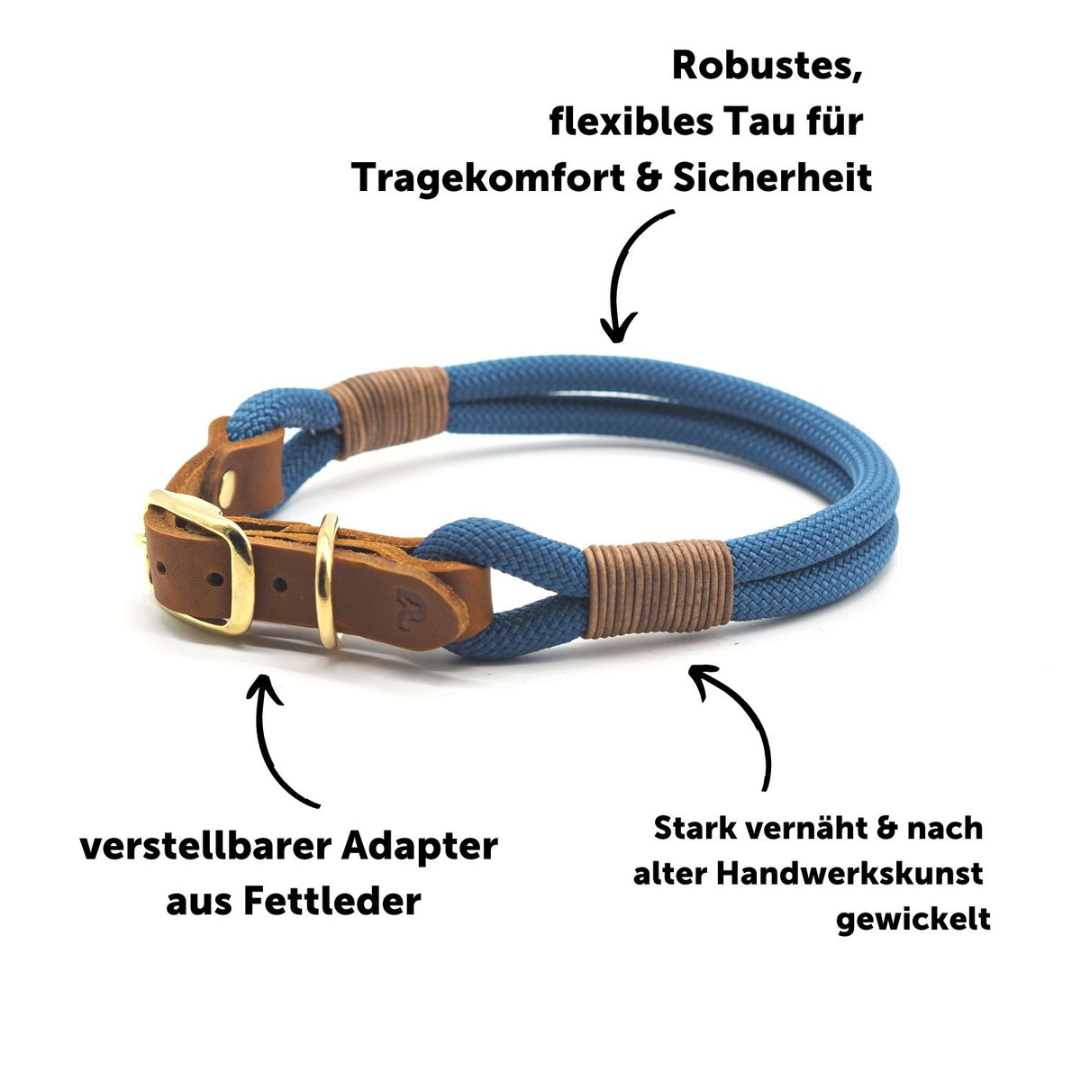 Dew collar 'Dusty Blue'