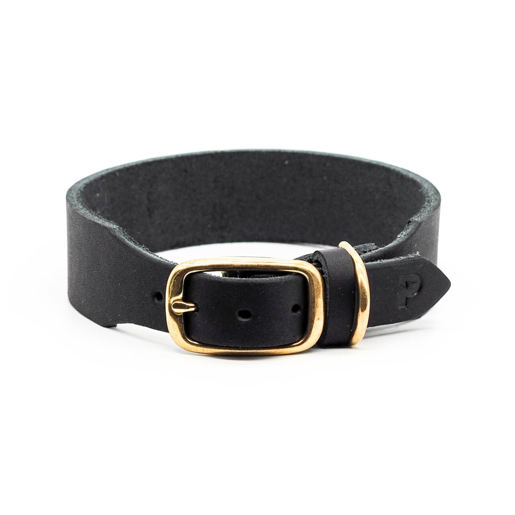 Personalizable collar with name | cognac