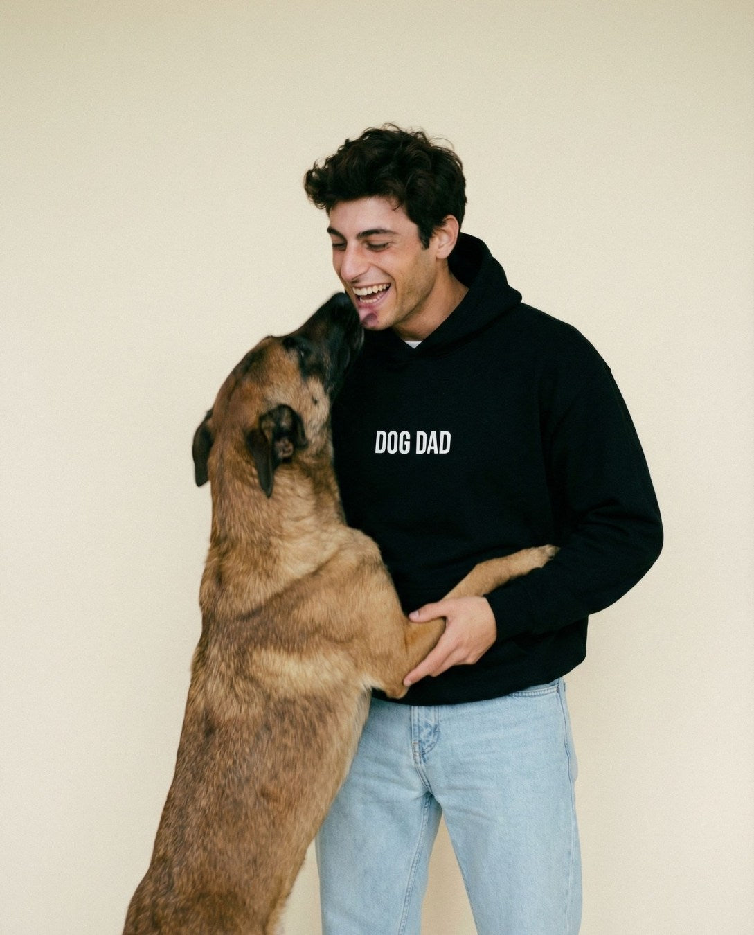 Organic sweatshirt 'dog mum' | Forest Green