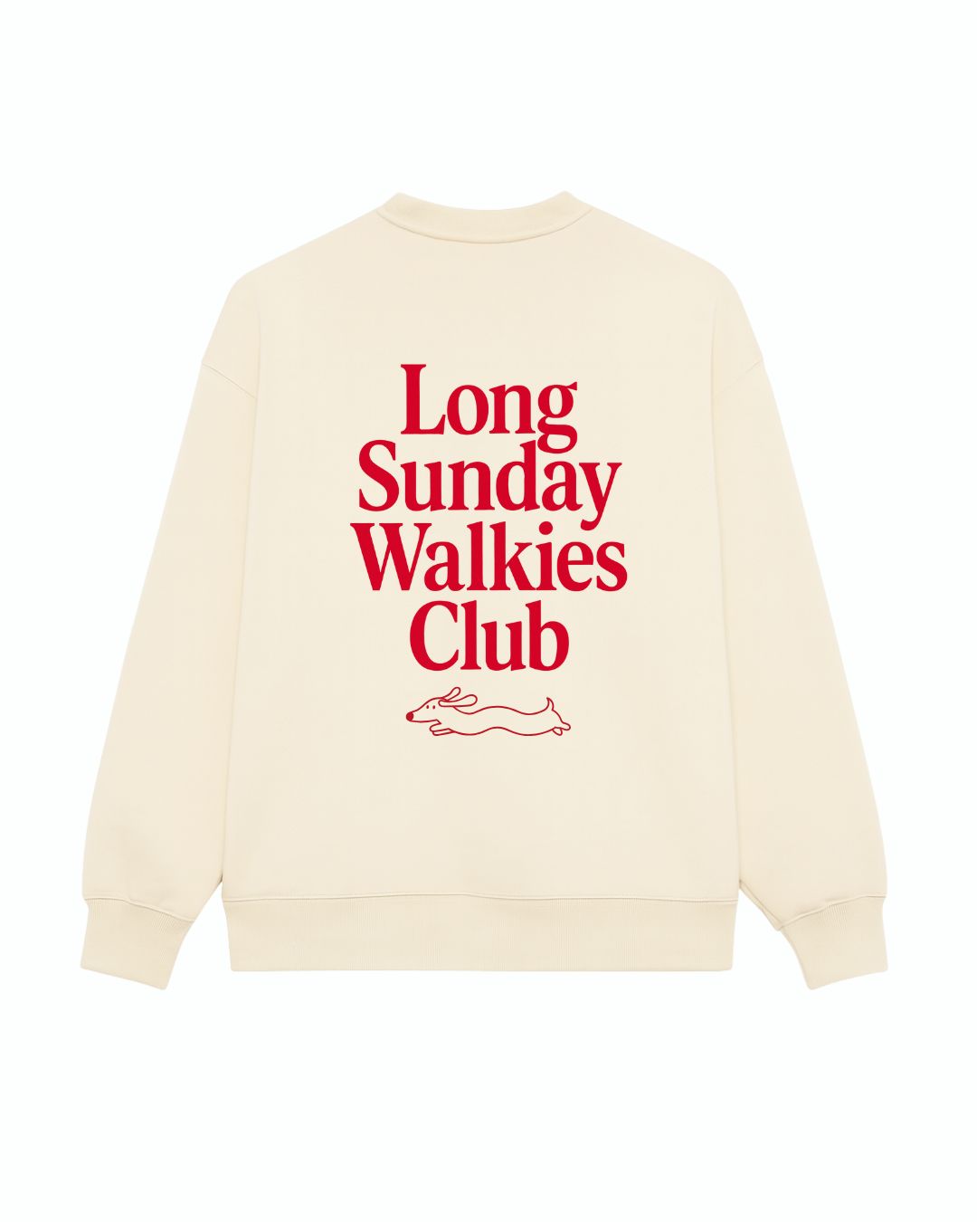 Premium Organic Sweatshirt 'dogs &amp; wine'