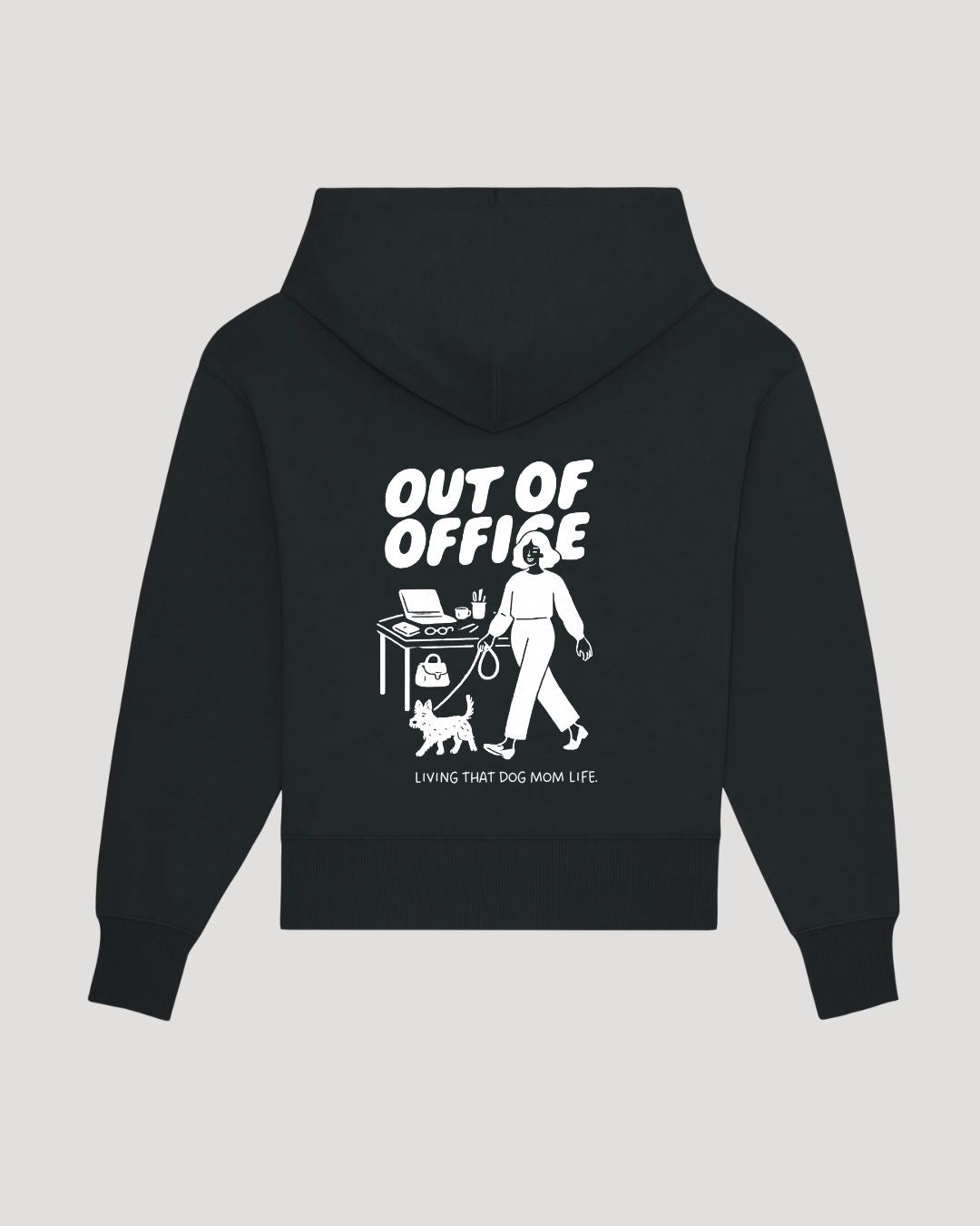 Organic sweatshirt 'dog mum' | Forest Green