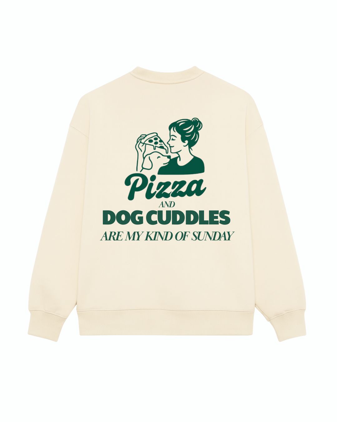 Premium Organic Sweatshirt 'dogs &amp; wine'