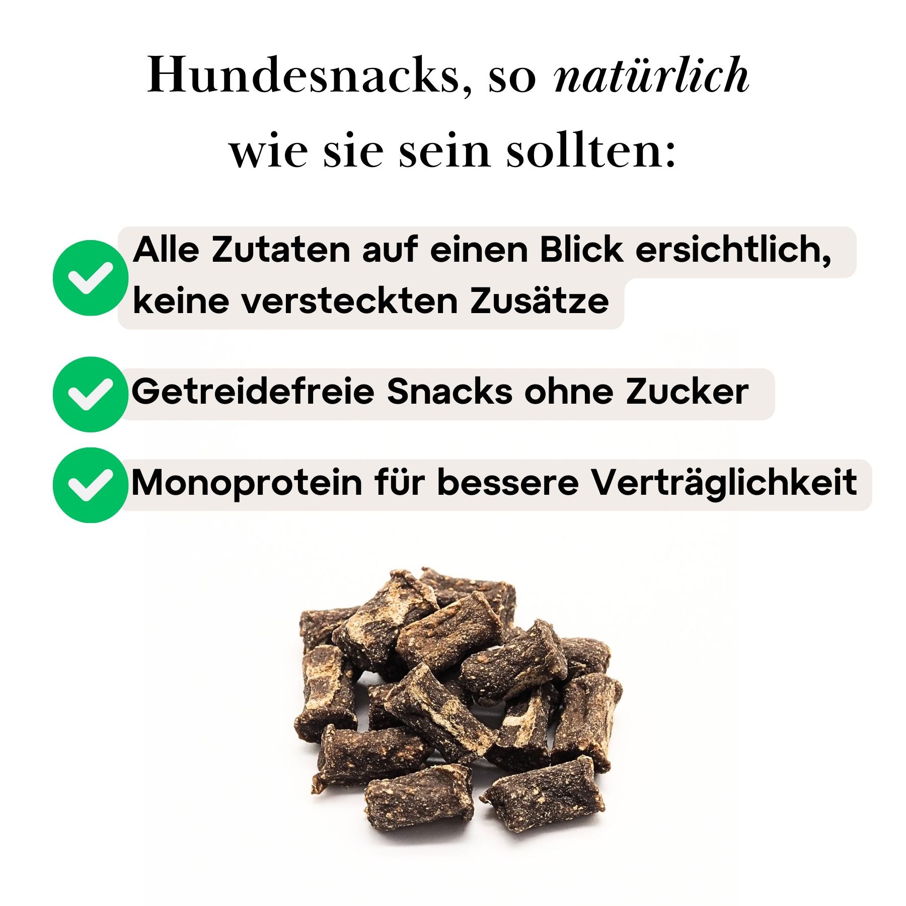 Hundeleckerlis 'Lamm Minis' 125 g