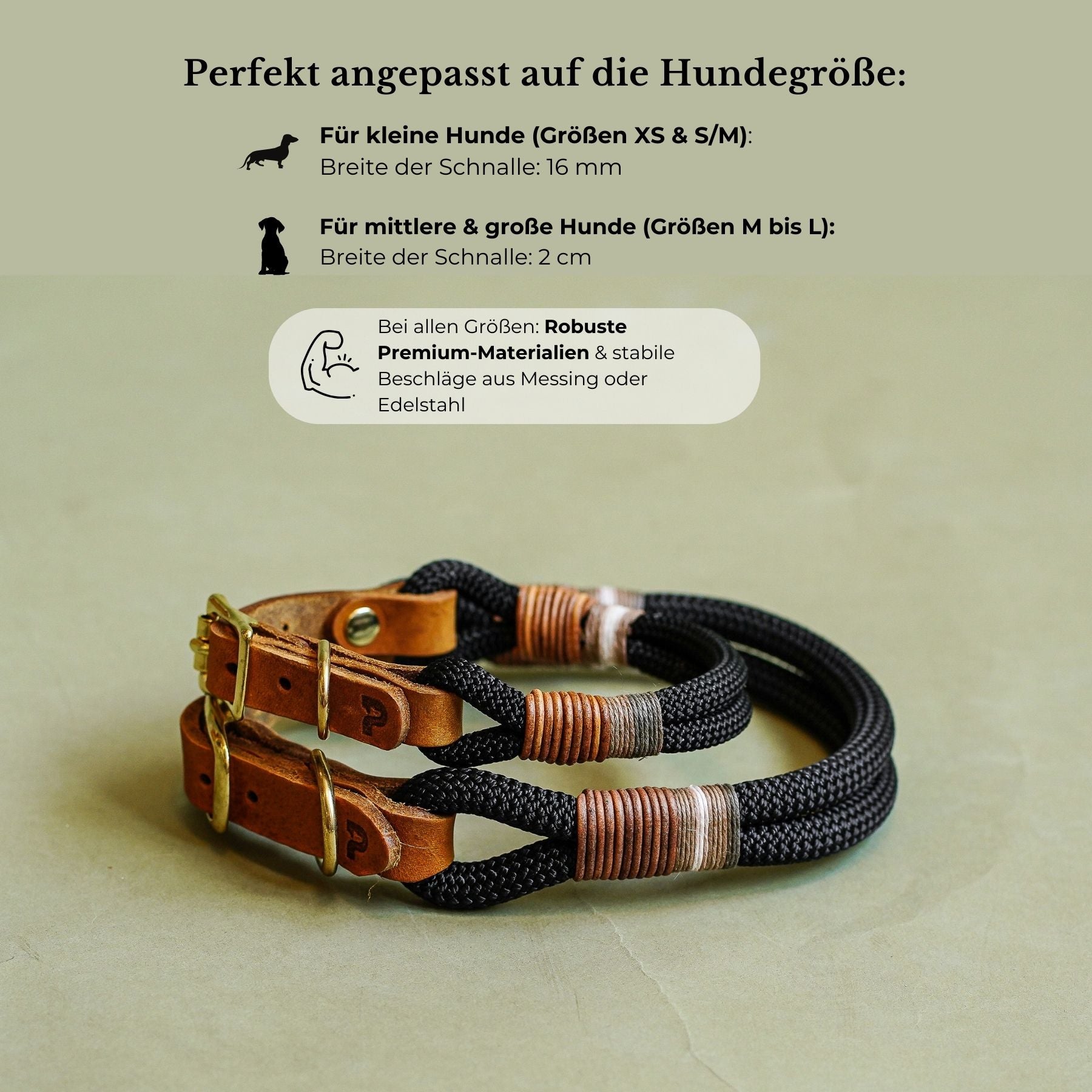 Set | Halsband & Leine 'Berlin'