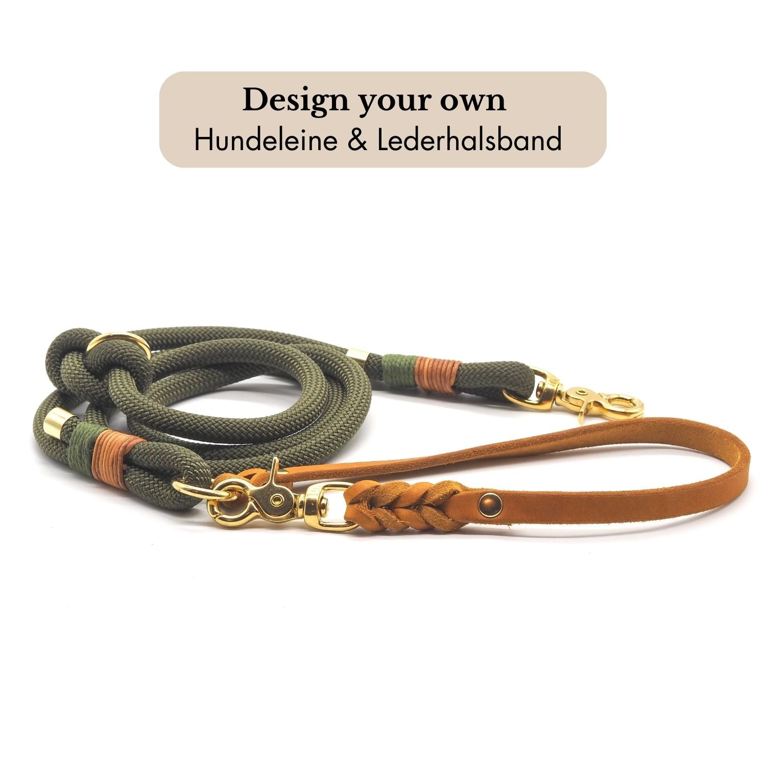 DESIGN YOUR OWN | Rope line with leather hand strap