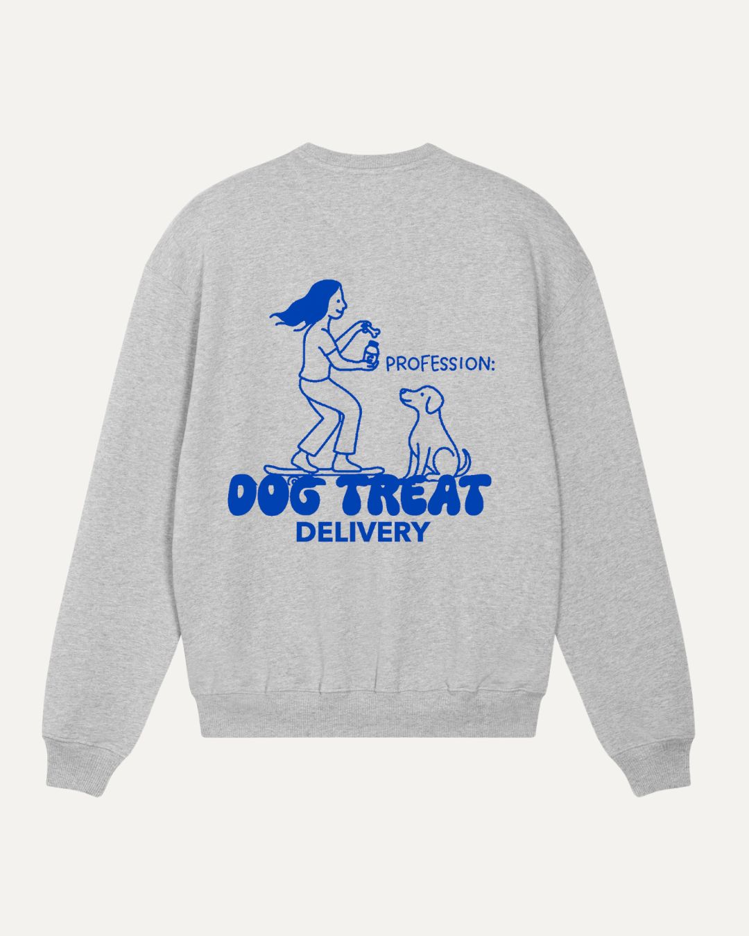 Premium Organic Sweatshirt 'dogs &amp; wine'