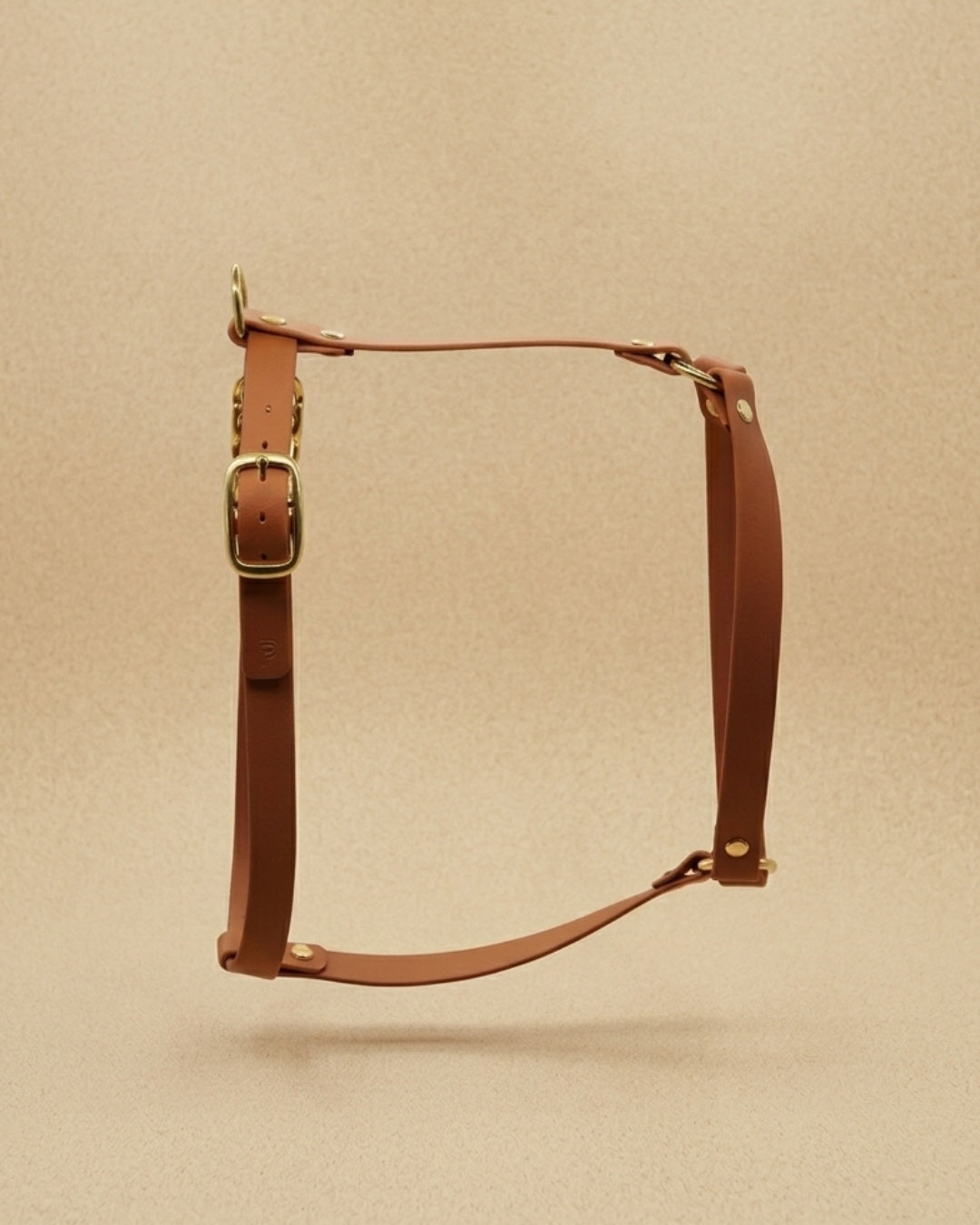 Dog harness made of Biothane 'Mika' | Light brown