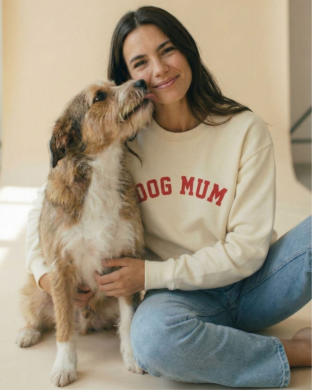 Premium Organic Sweatshirt 'DOG MUM'