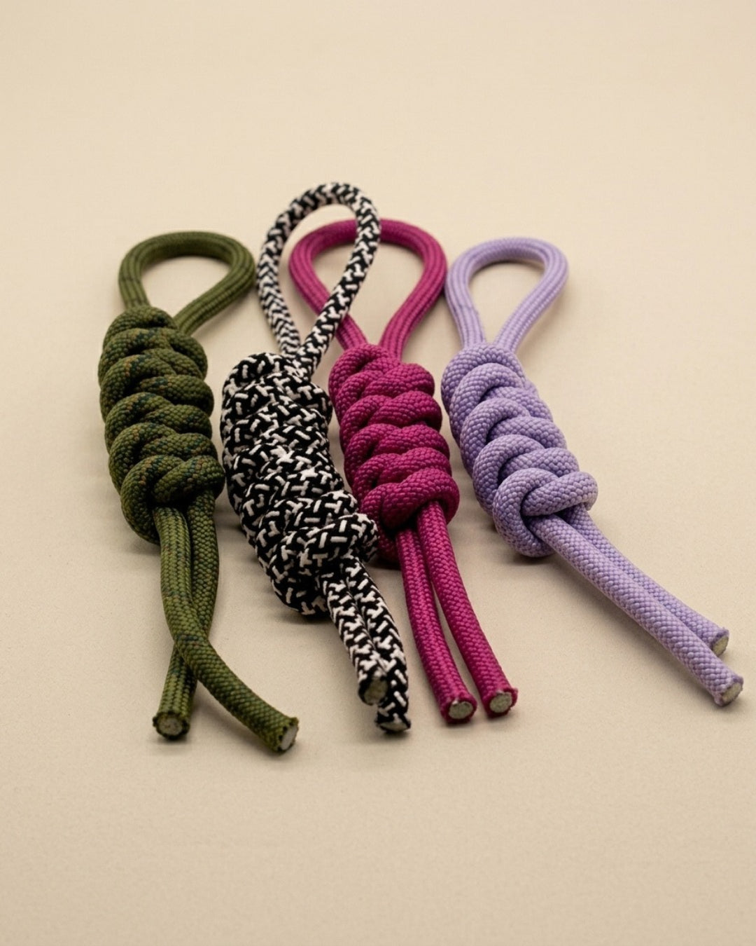 Tug toy made from upcycled climbing rope